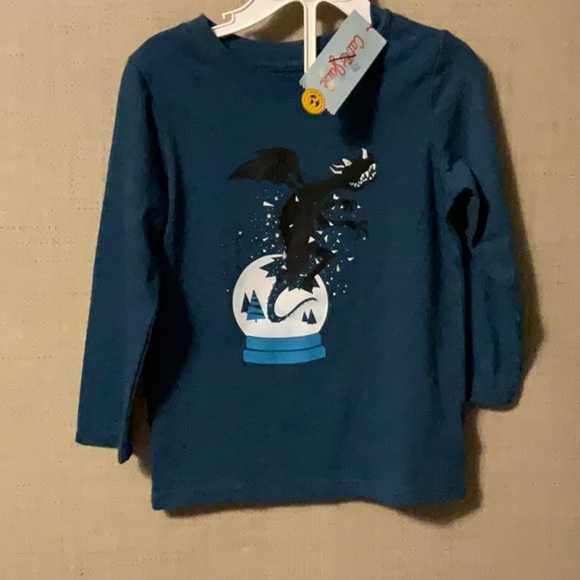Cat & Jack Blue Long Sleeve Tee - Picture 1 of 5